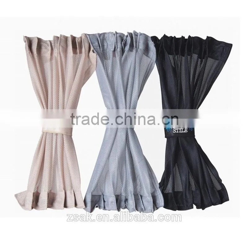 Window curtain mesh fabric material car side sunshade