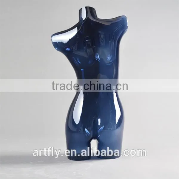 fashion transparent female half body torso mannequin