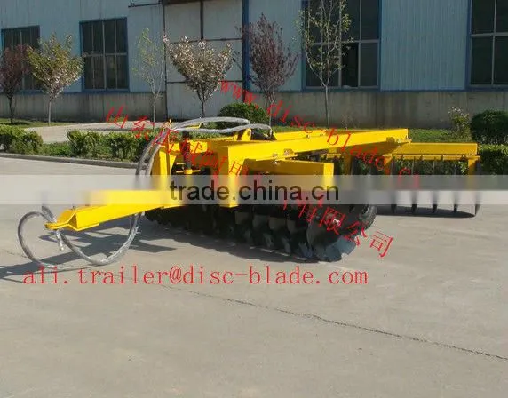 Trailed hydraulic heavy duty disc harrow