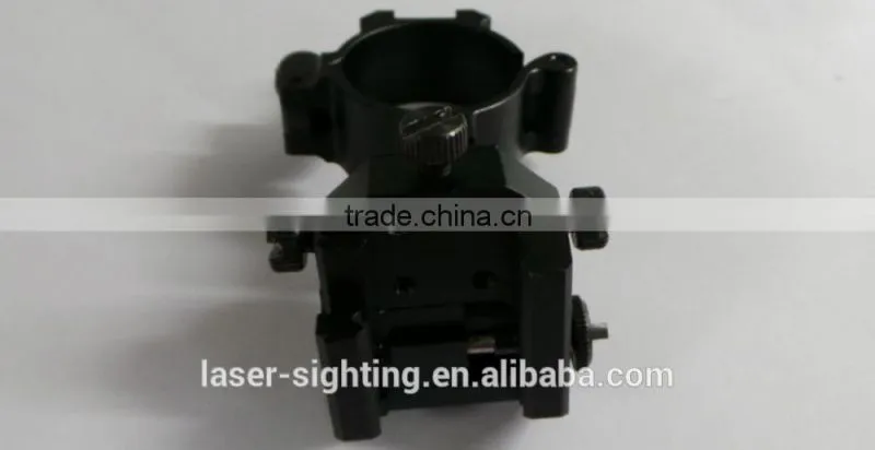 Aluminum mounting bracket for gun with hardcoat black anodized in adjustable versatile direction