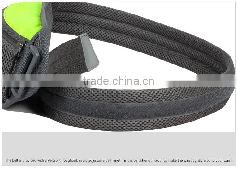 Fashion designer mesh waist bag, money belt bag, net running belt