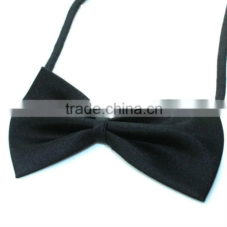 2013fashion design 100%silk self bow tie wholesale