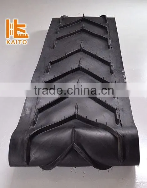 Hot-vulcanized conveyor belt for milling machine