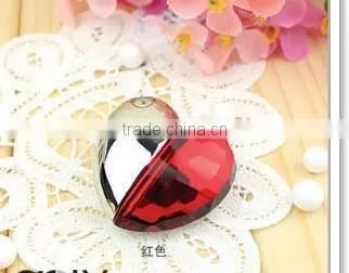 Promotinal gift Crystal Jewelry USB Stick with heart shape made in China