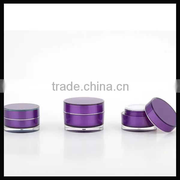 Streight-round Fasion Plastic container for skincare