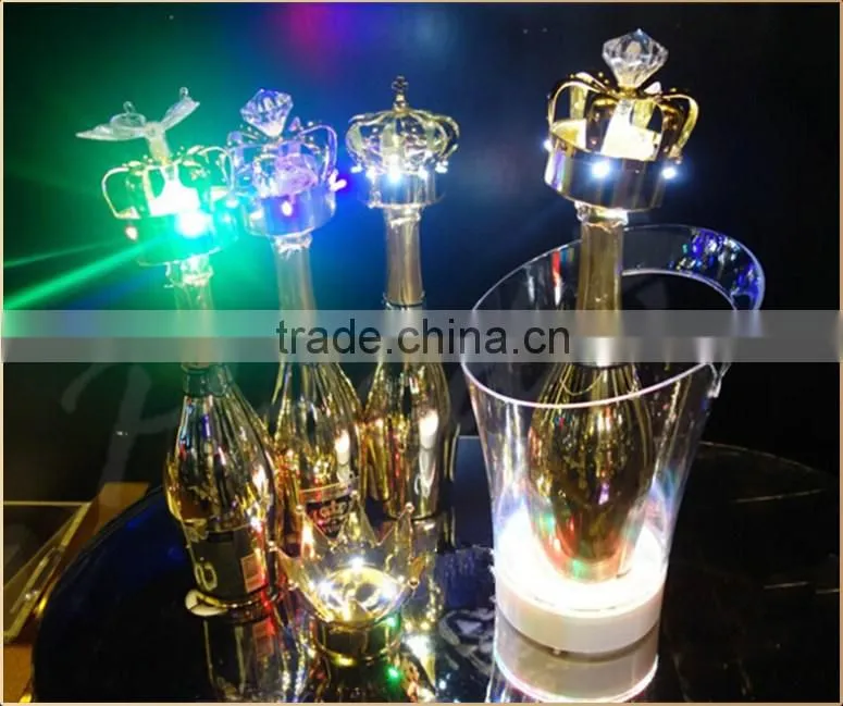 Nightclub portable led plastic custom ice bucket