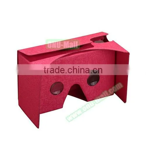 Factory Price VR BOX 2.0 Google Cardboard, 3D Glasses Bluetooth Controller for 4.7 - 6.0 inch Mobile Phone