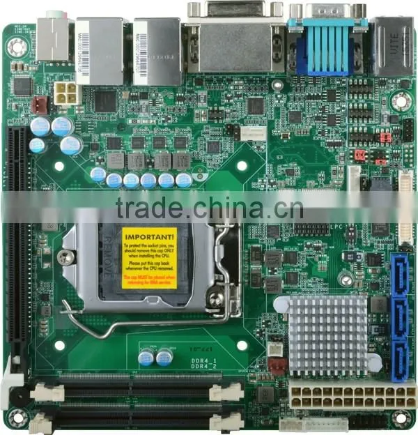 6th Generation LGA 1151 Socket motherboard with ddr4 motherboard, integrated processor