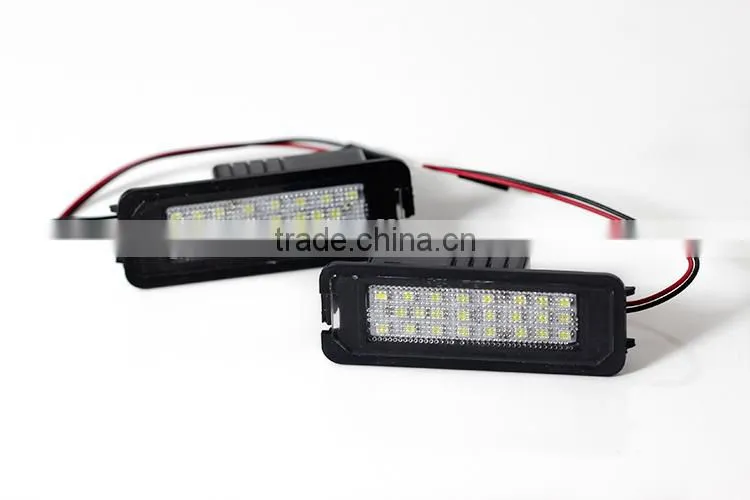 Highest cost-effective 12v car led License Plate lamp light led number plate light for VW