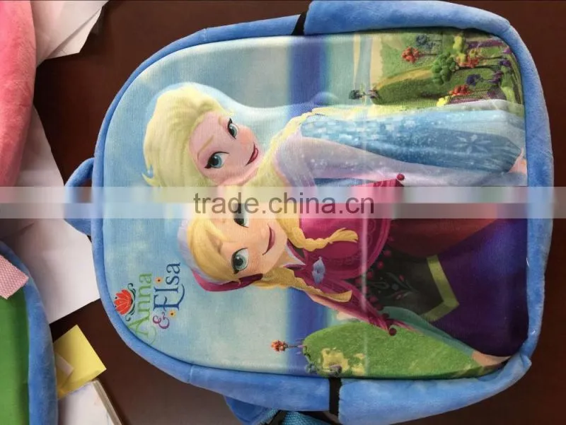Hot selling new design plush backpack for promotion plush stuffed toy dog bag