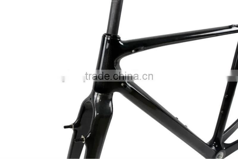 Carbon cyclocross bike frame, T700 carbon fiber frame, chinese cx frame V brake , cyclocross bike ISP frame