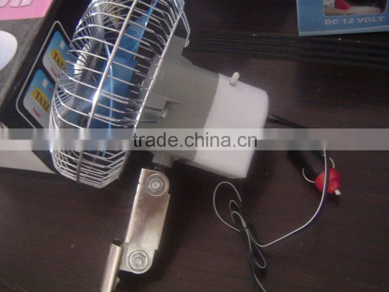 Factory selling of 12v 8 inch oscillating car fan(ce/rohs)