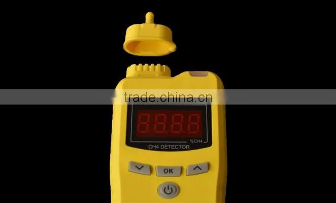 Portable flammable methane Detecting Alarm CH4 gas analyzer monitor , natural gas detector