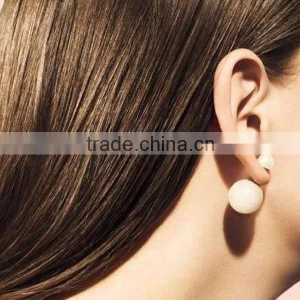 double face screw back nickel free earrings findings
