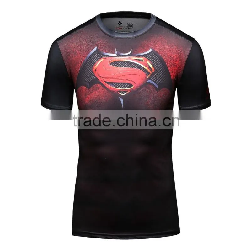 women custom fashion t-shirt 3d sublimation printing polyester t shirt 2016 wholesale men clothing
