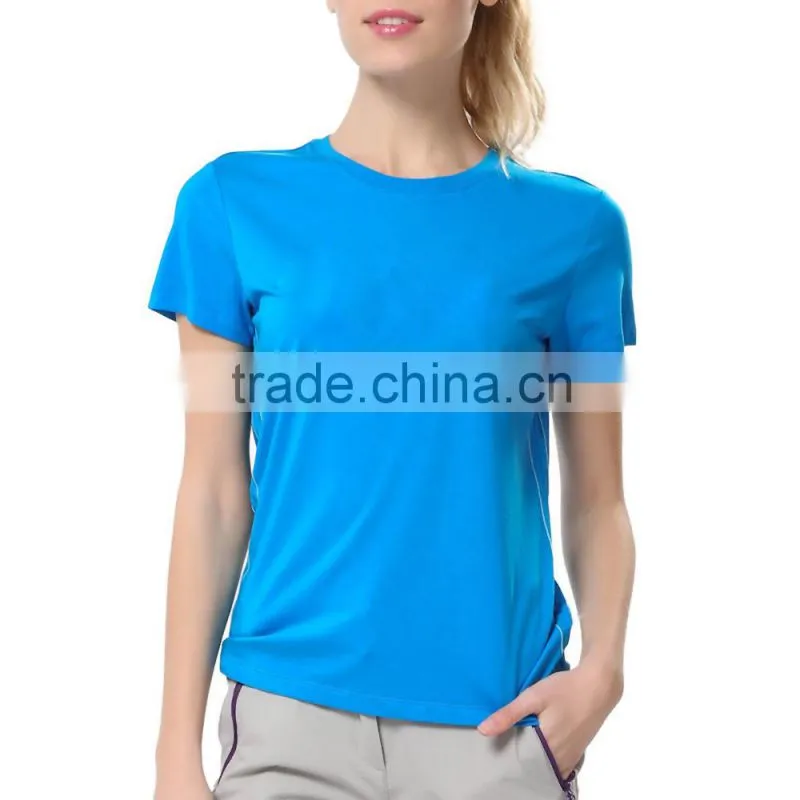 Custom Design Women Fitness Wear Polo Shirts Sweat T-shirts Dry Fit Shirts