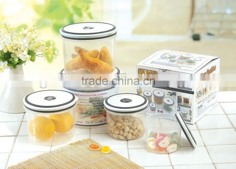 650ml small round plastic food storage container with FDA certificate