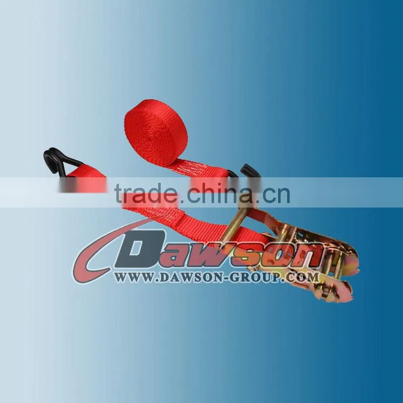 Flat Hook Ratchet tie down straps