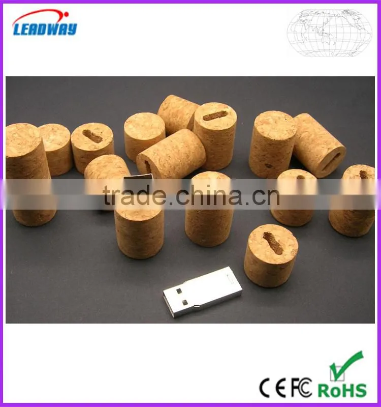 Promotional gifts cork usb flash memory