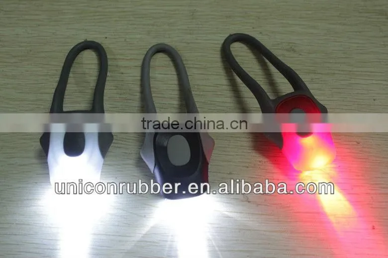 high quality waterproof LED bike head light + rear flashlight