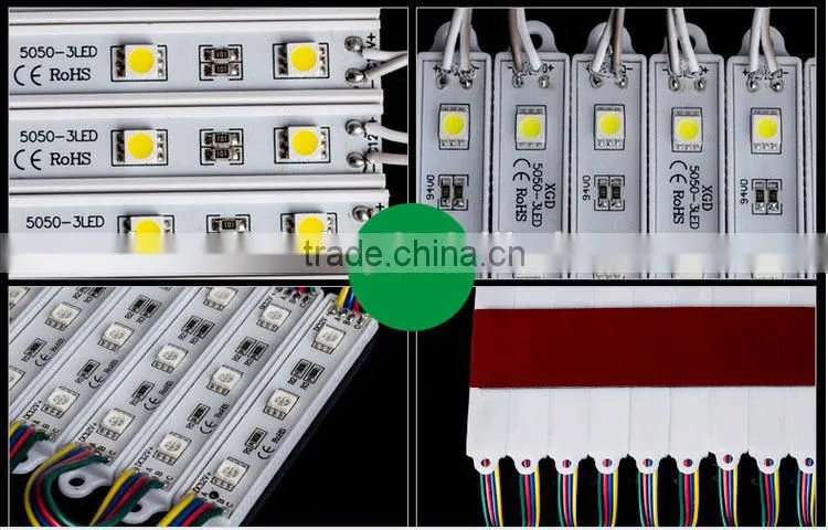 High Brightness big view angle 12v 5050 smd led module USD0.067