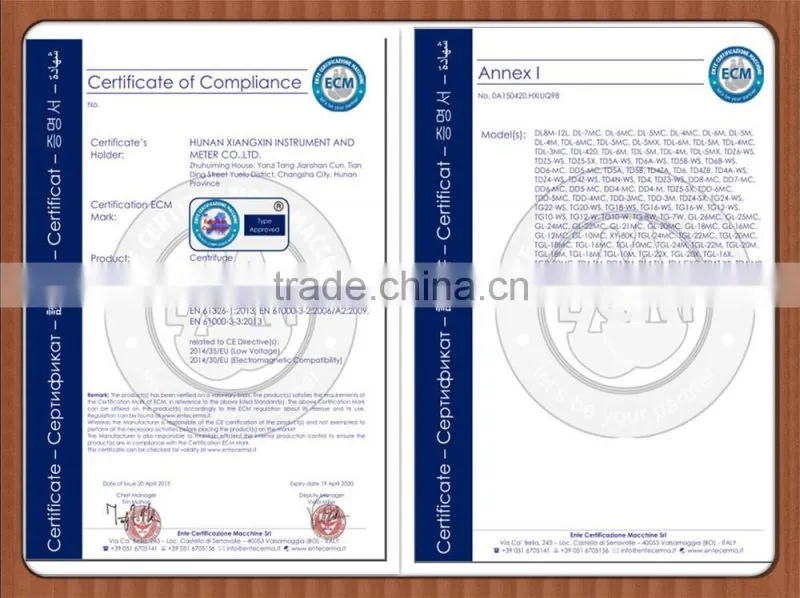 Prp Centrifuge Machine Price for TD4-ZF