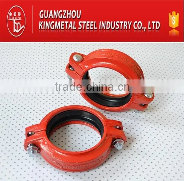 Casting Ductile Iron Grooved Fittings Rigid Coupling