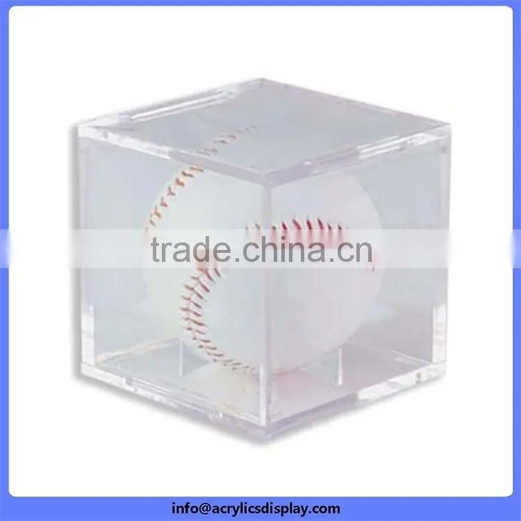 Most popular creative special acrylic cube baseball case