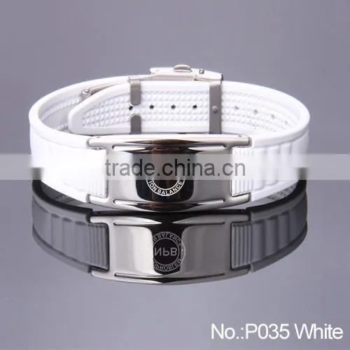 Noproblem P035 magnetic titanium sports men jewelry chain power band bracelet