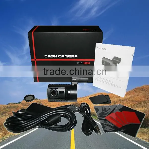 Newest 1.5 inch LCD display Ambarella A7LA50(1296P) chipset car dvr recorder with GPS tracker