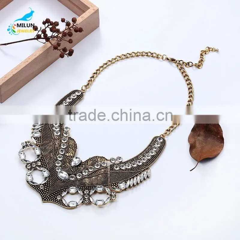 Fashion big choker maxi necklace jewelry wholesale 2016