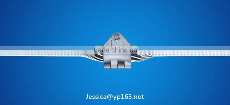 ADSS Preformed Cable Aluminum Suspension Clamp / wire suspension clamps