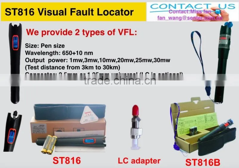 ST816B Red Light Source/optical fiber installation and maintenance/VFL