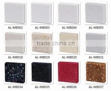 New Artificial Stone Acrylic Solid surface sheets, solid surface countertop slabs,
