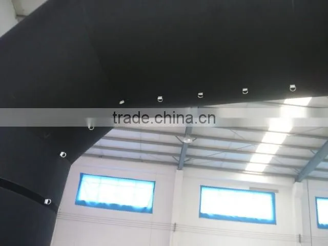 Customized design high quality advertising black inflatable finish line arch
