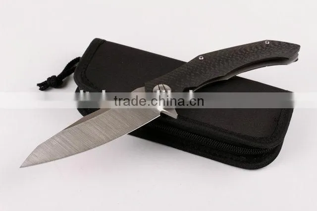 OEM S35V handmade military hunting knife wth TC4 Titanium alloy handle