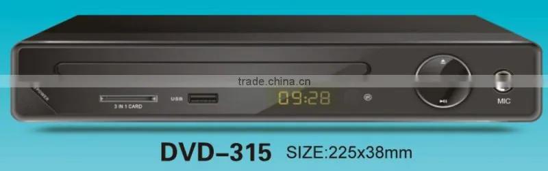 2016 factory supply new product Multi-region setup dvd player with USB