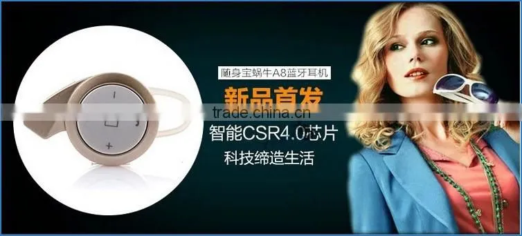 snail sport bluetooth Headphones/sport bluetooth handsfree headphone bluetooth sport