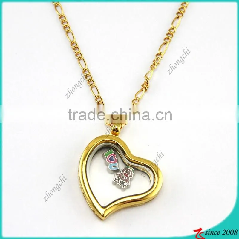 Hot Selling Gold Chain Necklace For Floating Locket Chain Necklace(FN16040839)