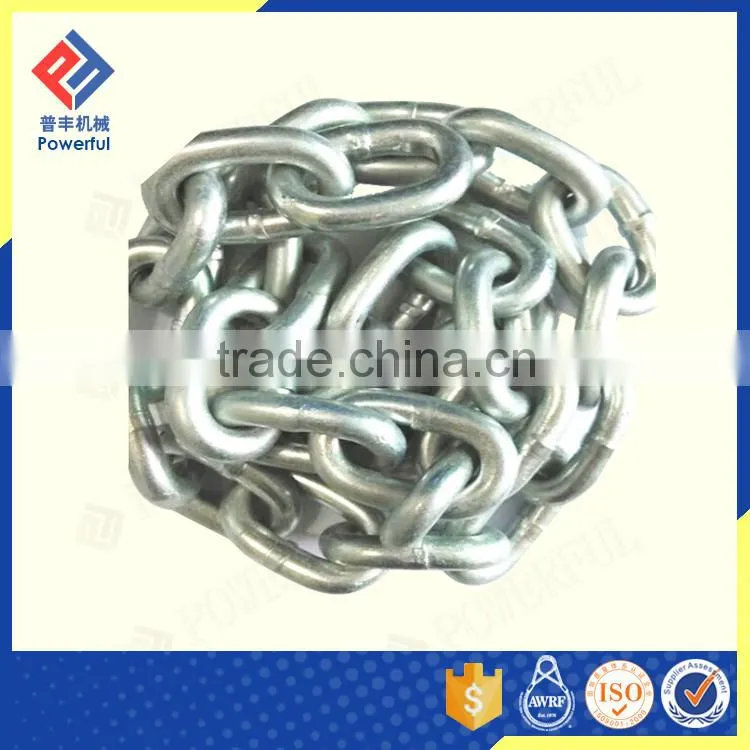 DIN EN818-2 Grade 80 short link lifting chain