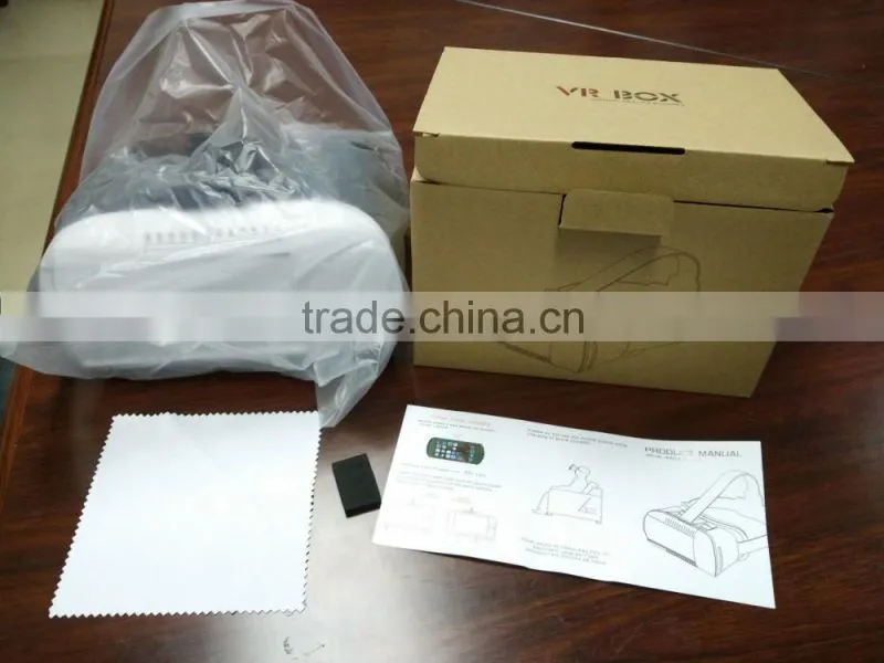 2016 Newest 3D VR Virtual Reality Headset 3D Movie Game Glasses Adjust Cardboard VR BOX 2.0 For 3.5~6.0" Smartphones