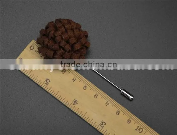 mens big flower lapel pin needle pin lapel LAP005