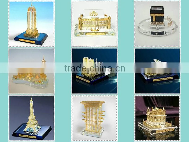 Fashion Crystal Sports car Model With LED Lighting Base
