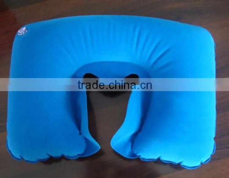 Air filled high quality customizd inflatable pillow, backrest pvc inflatable pillow