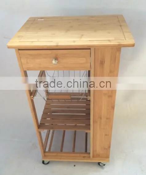 wooden kitchen trolley modern kitchen trolley bamboo