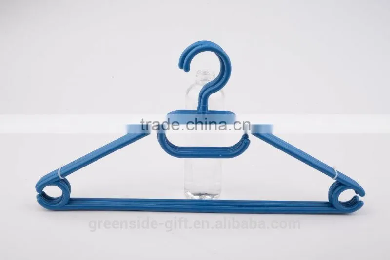 Multifunctional durable plastic clothes hangers(5pcs set)