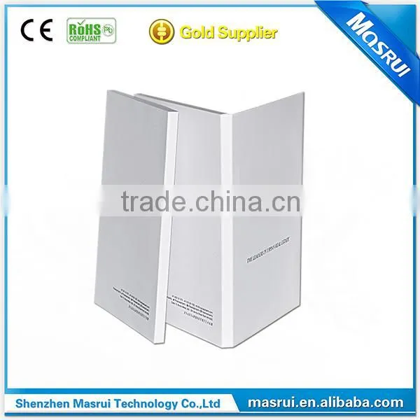 2015 Newest wedding decorate 4.3 inch LCD Wedding Brochure video Wedding card
