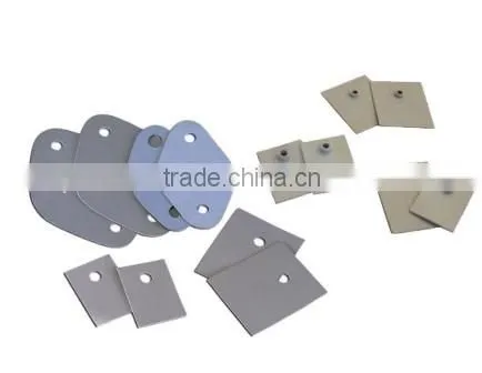 RoHS Complied heat sink heat resistant silicone pad Thermal insulator silicone pad