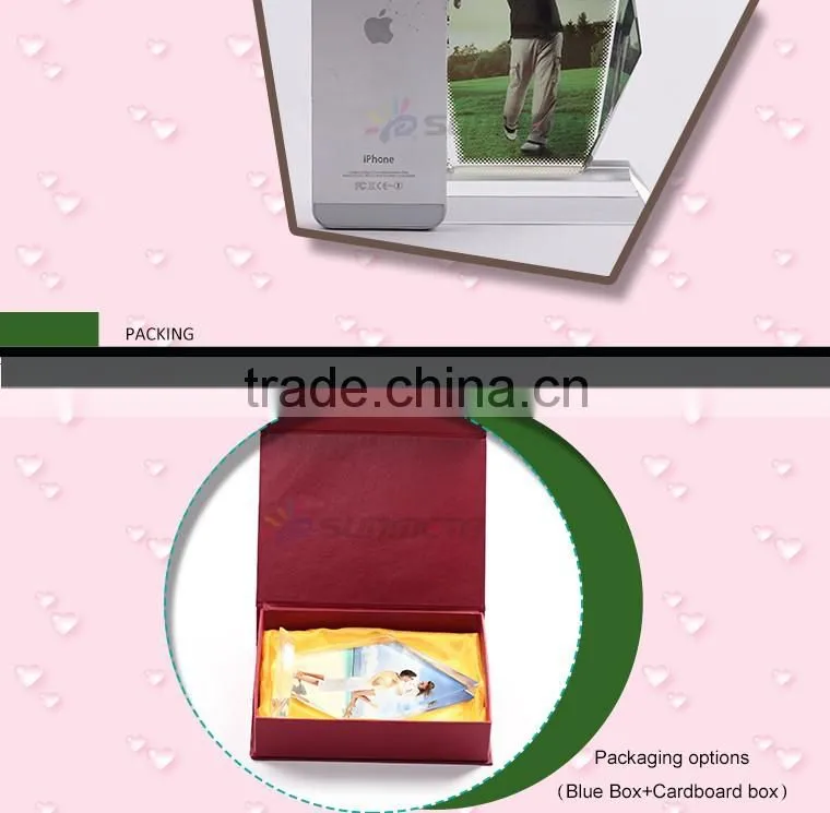 Freesub BSJ10A L120*H190*W40mm Big Ice Hill screen blank 3D sublimation personalized crystal