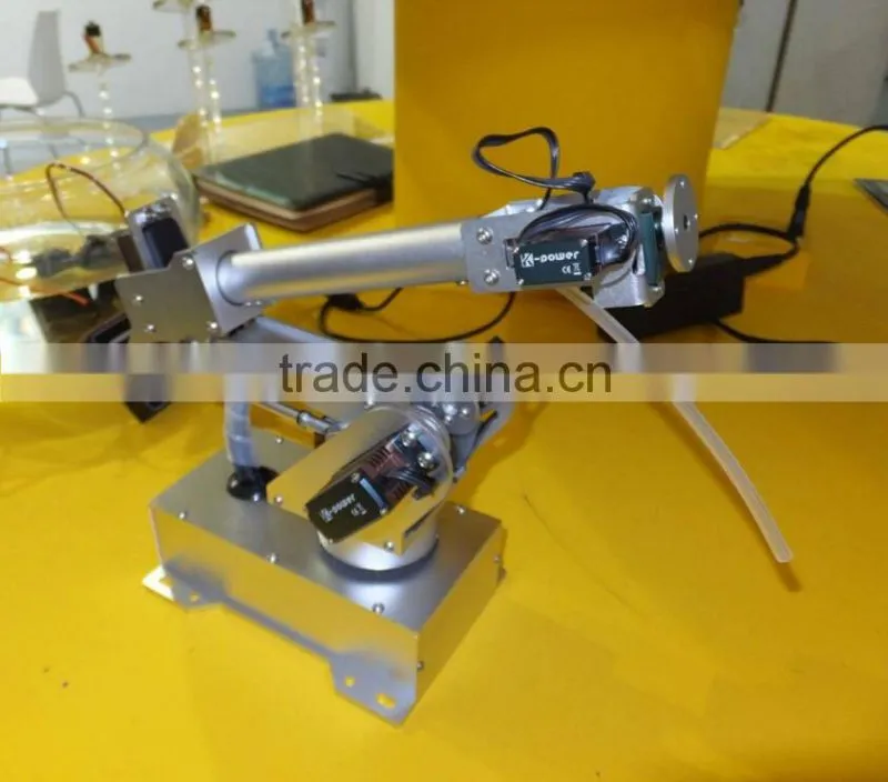 CNC Alloy education 6 DOF robotic arm 6 axle